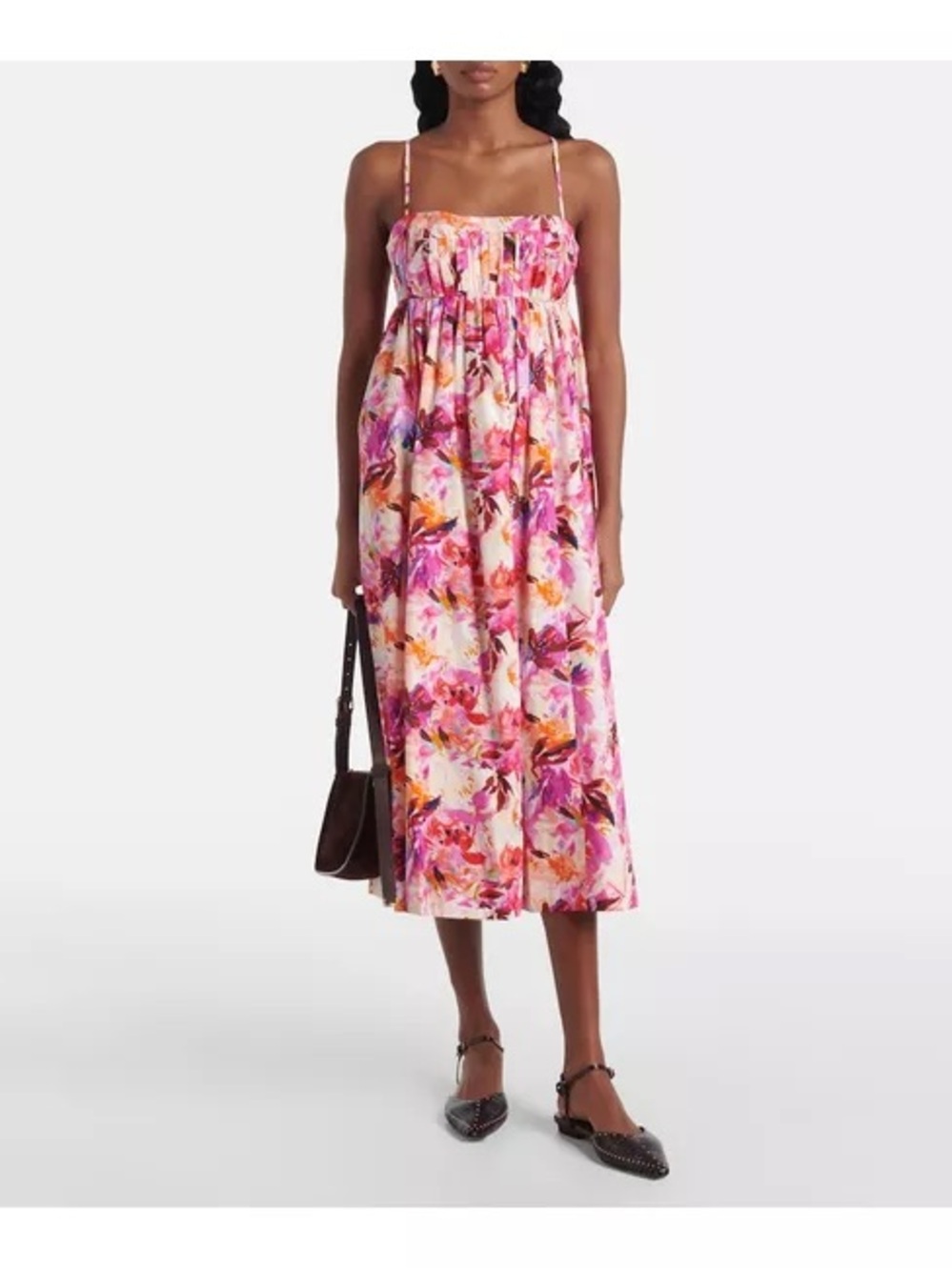 Women's Multicolor Lucille floral cotton maxi dress